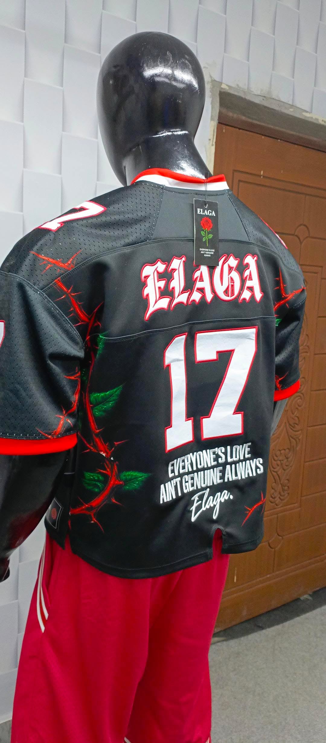 Rose & Thorn Football Jersey